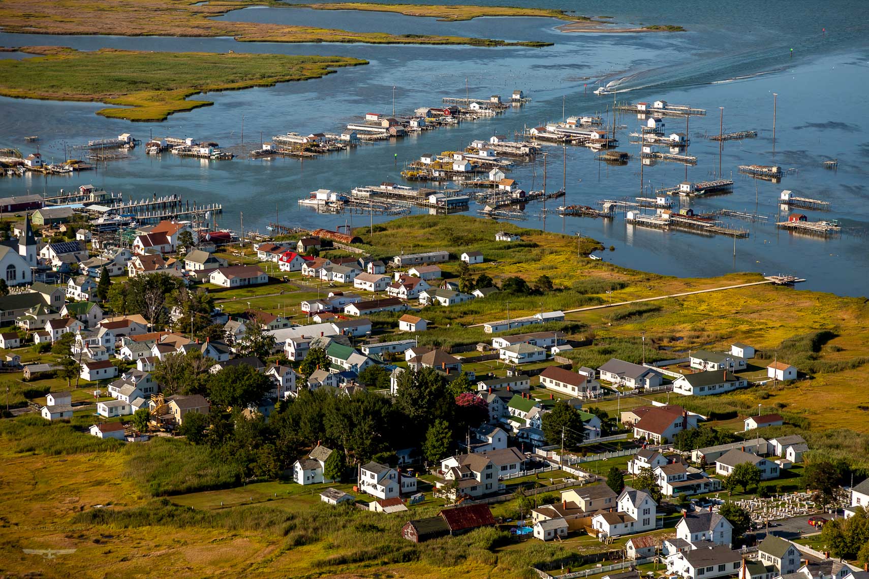 At Altitude Gallery Aerial Landscape Photography TangierIsland,VA
