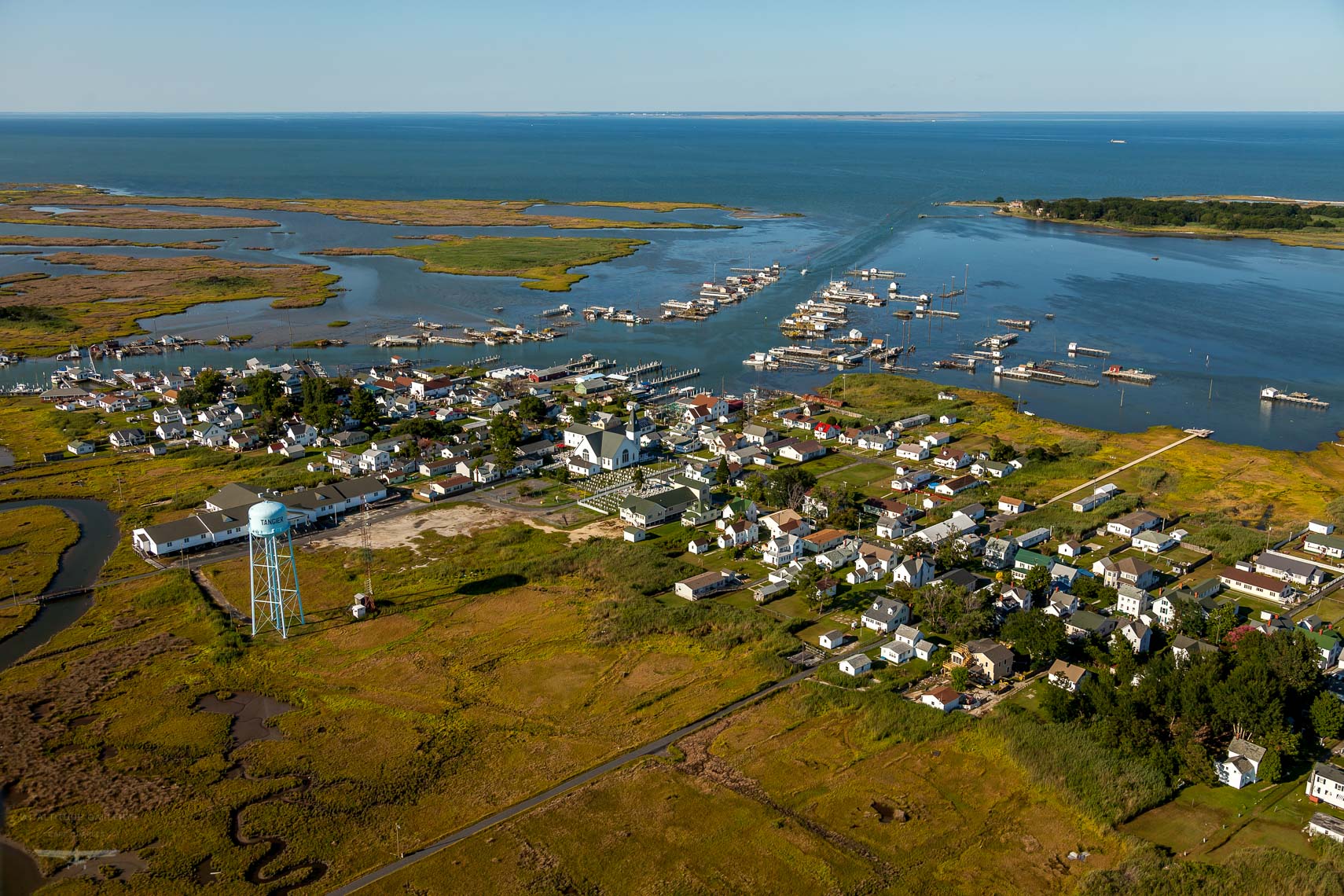 At Altitude Gallery Aerial Landscape Photography Tangier Island Va