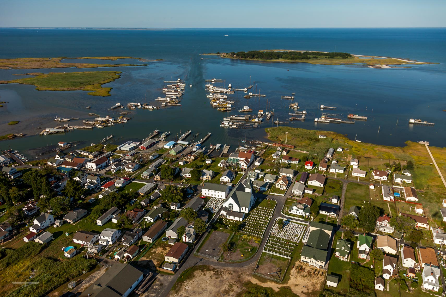 At Altitude Gallery Aerial Landscape Photography TangierIsland,VA