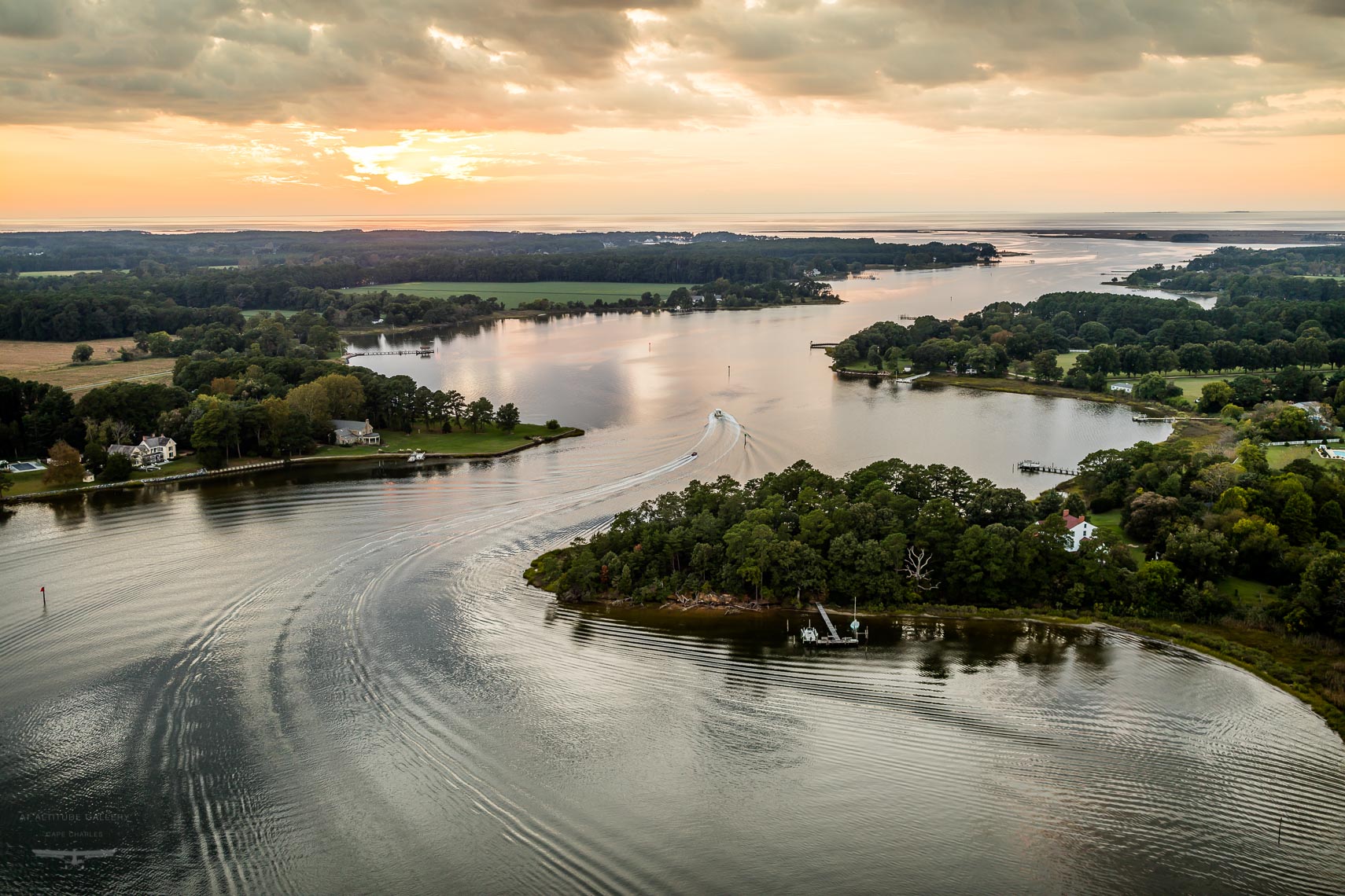 At Altitude Gallery Aerial Landscape Photography OnancockCreek 20
