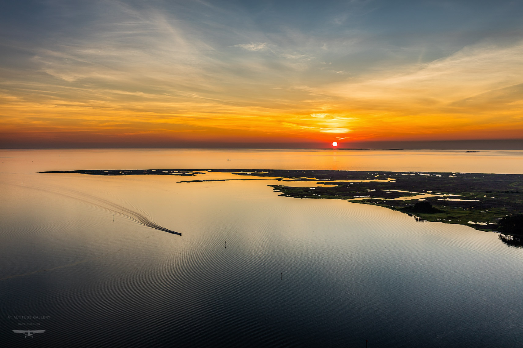 At Altitude Gallery Aerial Landscape Photography OnancockCreek 20