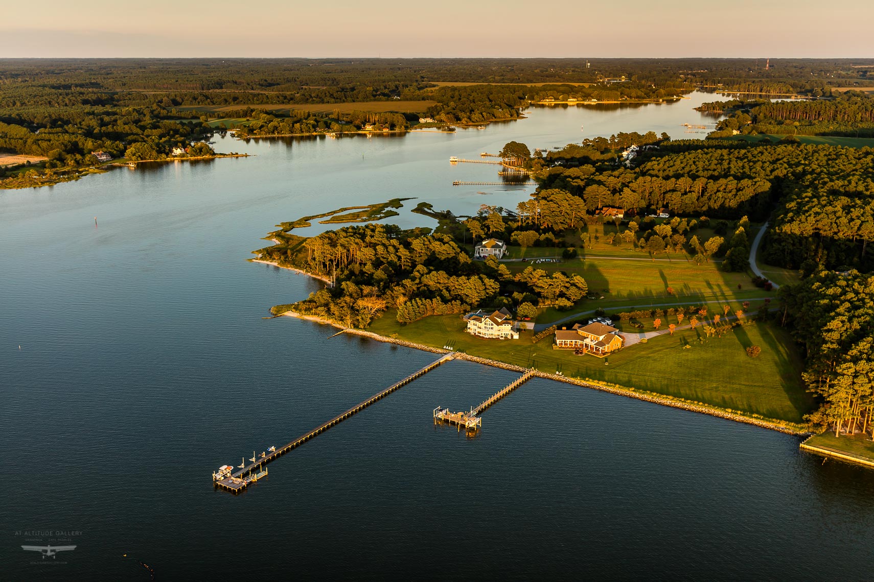 At Altitude Gallery Aerial Landscape Photography OnancockCreek 4